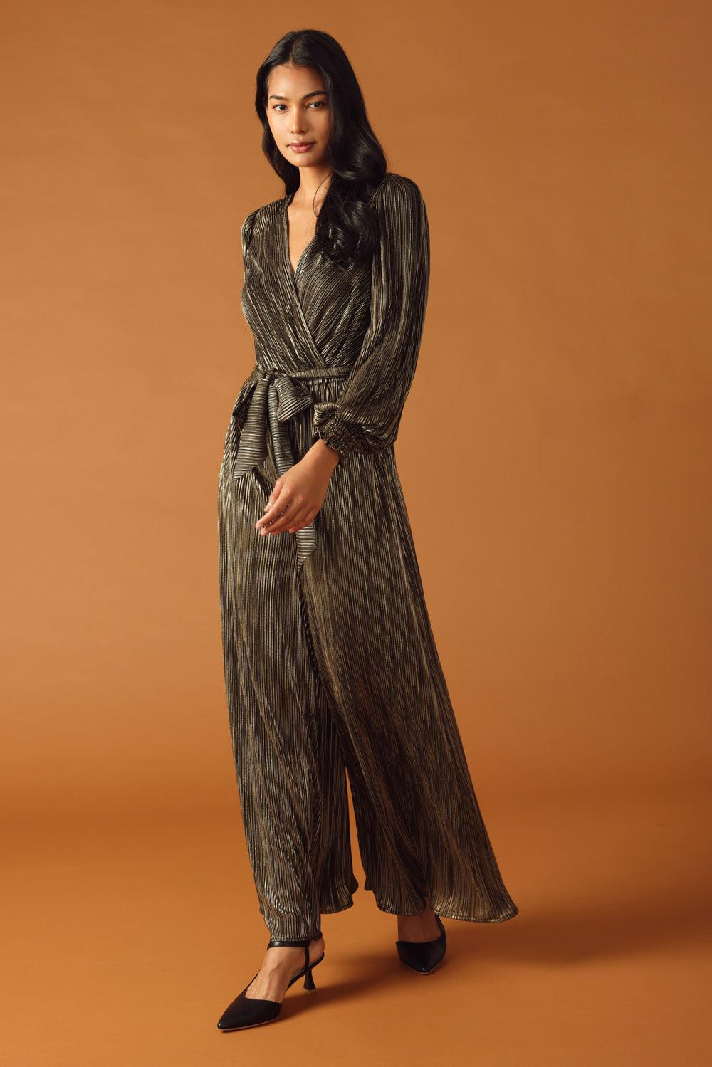 MOMENTS OF CLARITY WOVEN JUMPSUIT Flying Tomato