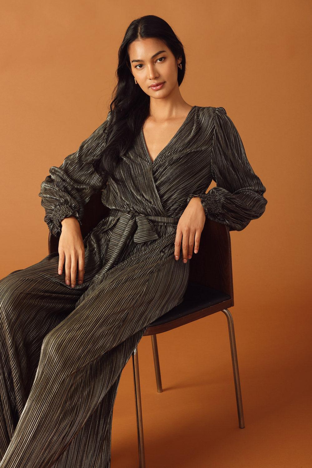 MOMENTS OF CLARITY WOVEN JUMPSUIT Flying Tomato