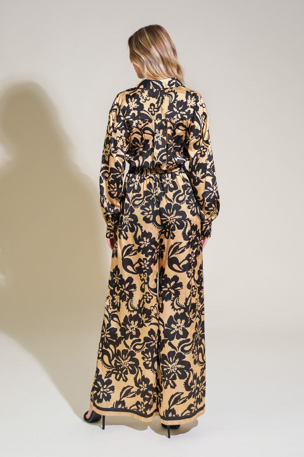 MIDNIGHT OASIS WOVEN JUMPSUIT Flying Tomato