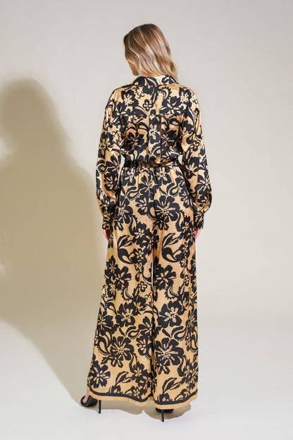 MIDNIGHT OASIS WOVEN JUMPSUIT Flying Tomato