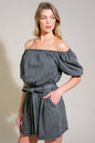 TINY TEMPTATIONS DENIM ROMPER Flying Tomato