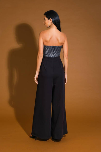 GLIMPSE OF GRACE WOVEN JUMPSUIT Flying Tomato