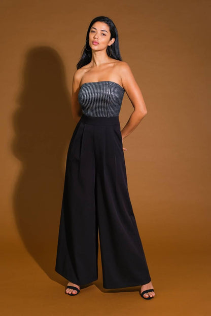 GLIMPSE OF GRACE WOVEN JUMPSUIT Flying Tomato