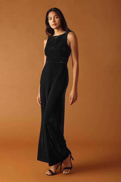 FINAL TOUCHES VELVET JUMPSUIT Flying Tomato