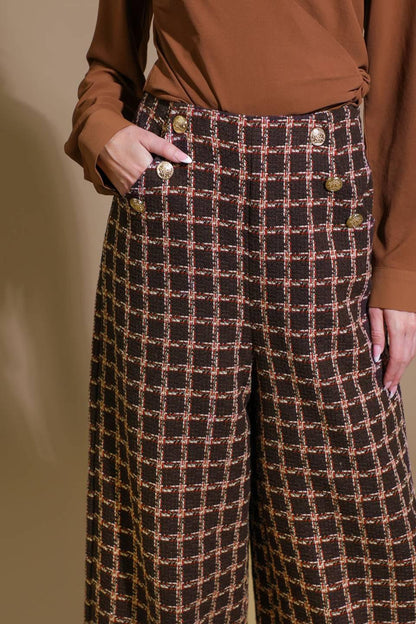 SHOW YOU OFF TWEED PANTS Flying Tomato