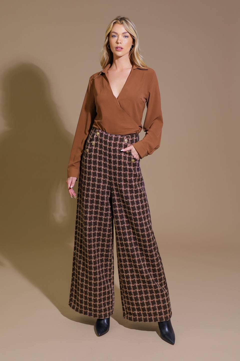 SHOW YOU OFF TWEED PANTS Flying Tomato
