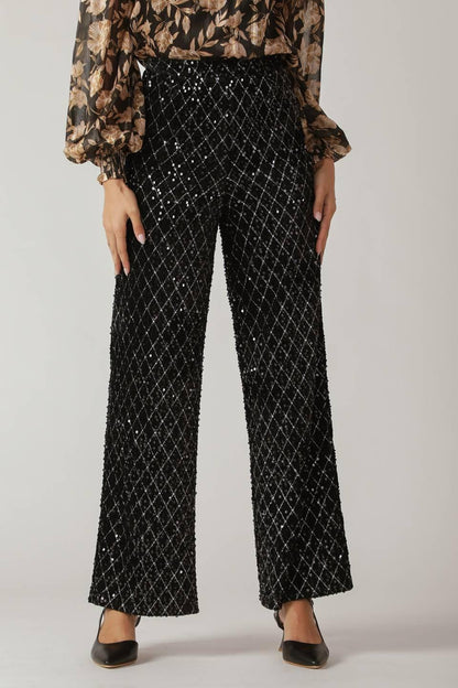 RUNNING OUT OF TIME SEQUIN PANTS Flying Tomato