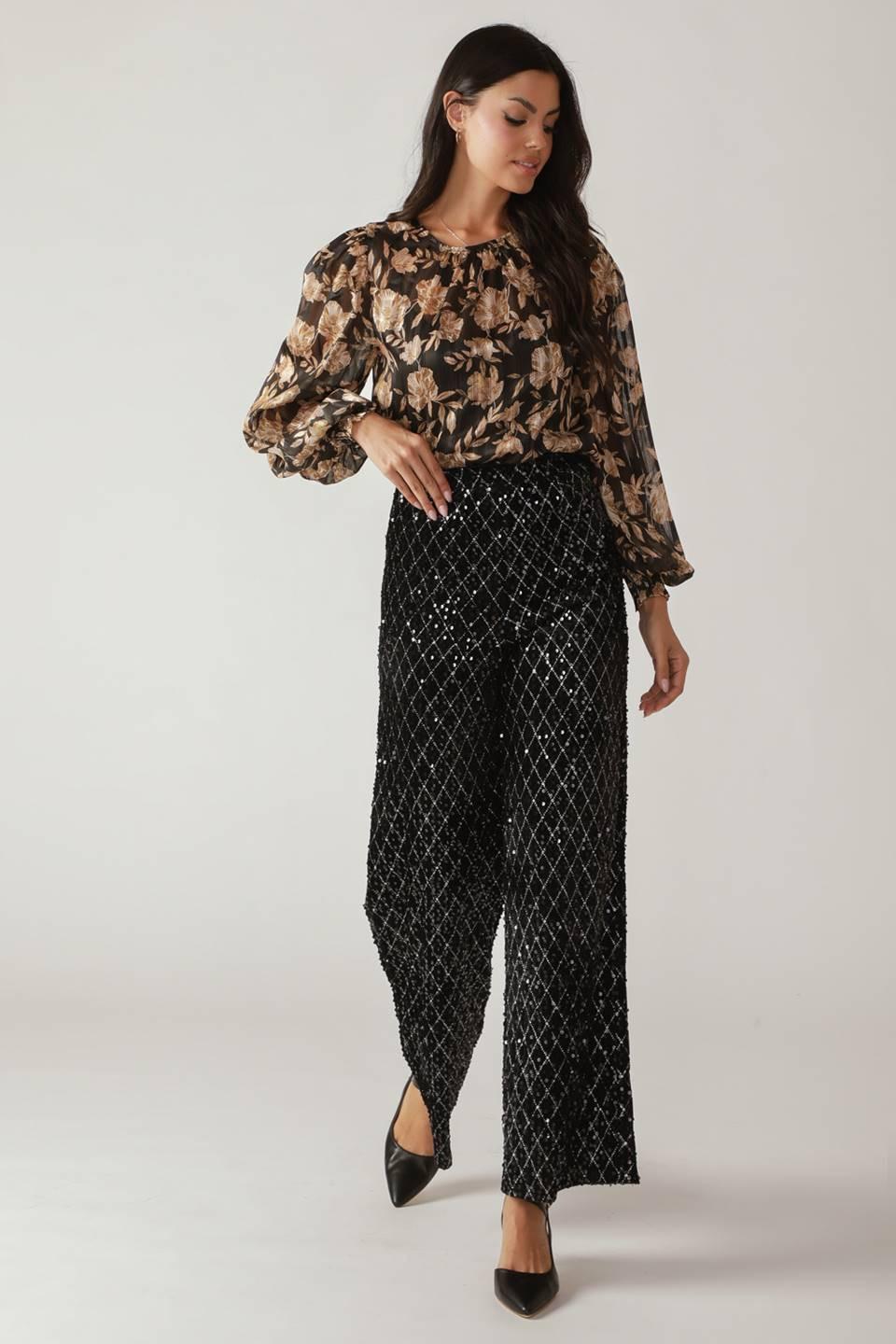 RUNNING OUT OF TIME SEQUIN PANTS Flying Tomato