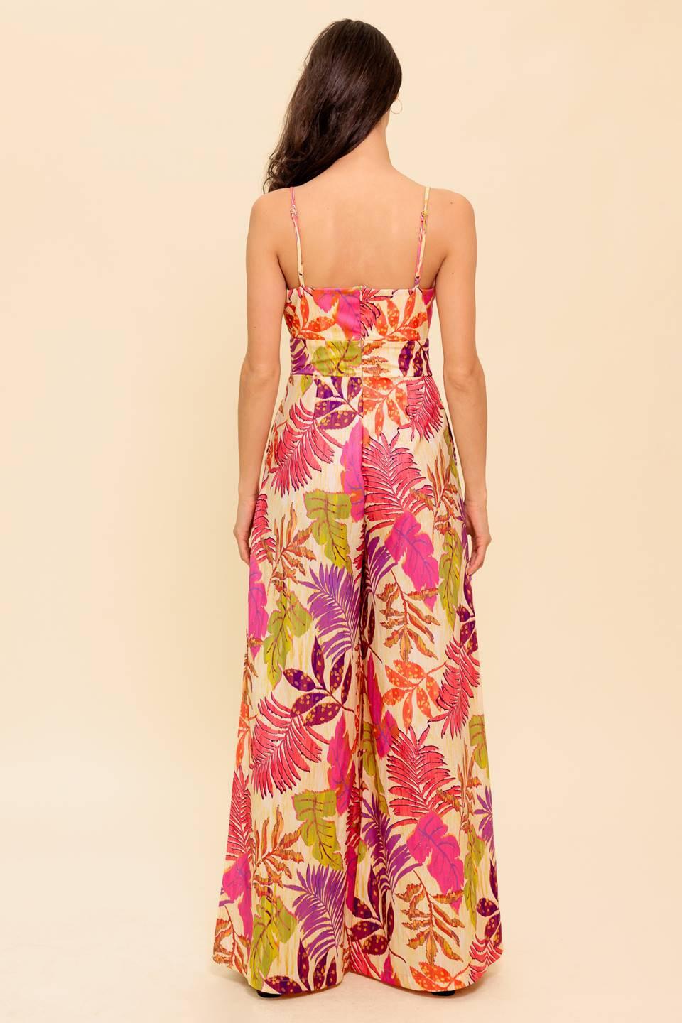SAFE HAVEN PINK WOVEN JUMPSUIT Flying Tomato