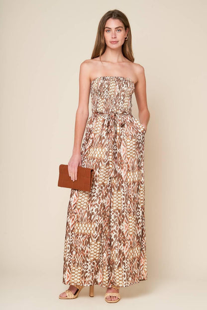 EPITOME OF ALLURE WOVEN JUMPSUIT Flying Tomato
