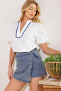 DISTANT SUN DENIM SKORT Flying Tomato
