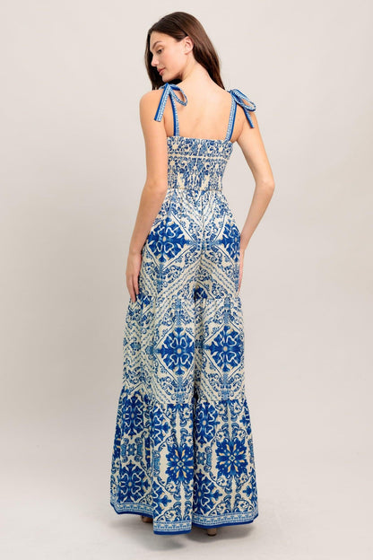 WHEN VACATION CALLS WOVEN JUMPSUIT Flying Tomato