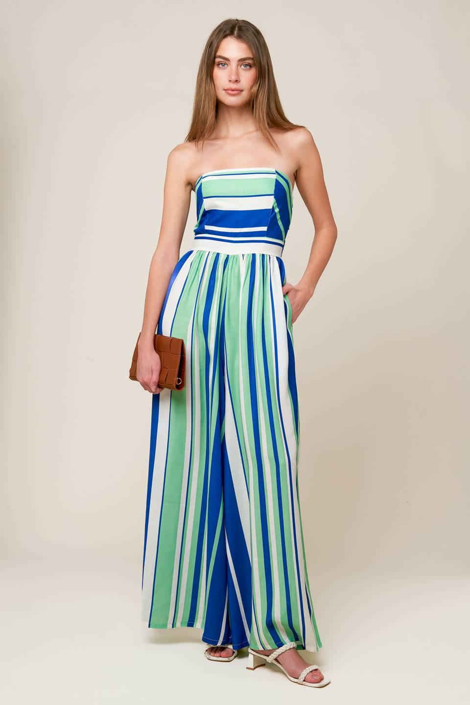 RIVERSIDE SIPS WOVEN JUMPSUIT Flying Tomato