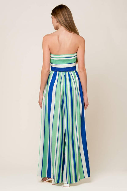 RIVERSIDE SIPS WOVEN JUMPSUIT Flying Tomato