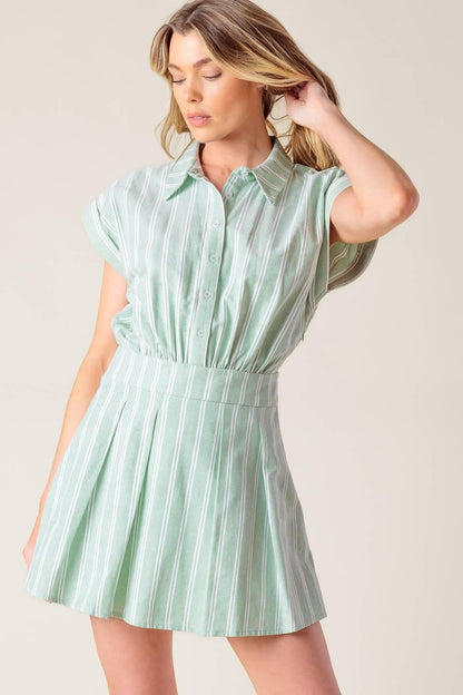 BRIDGET LA FRANCE WOVEN ROMPER Flying Tomato