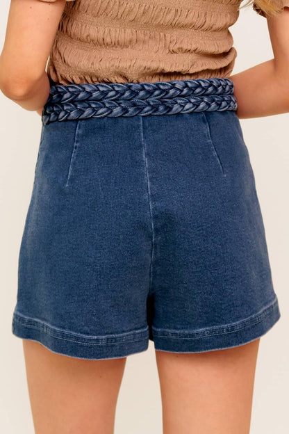FRENCH MOSS DENIM SKORT Flying Tomato