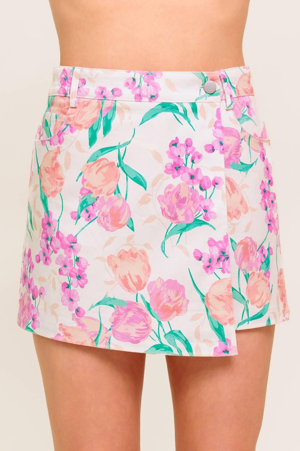 ROSEWOOD STORY WOVEN SKORT Flying Tomato
