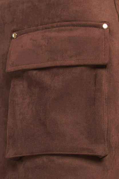 WESTERN ROMANCE FAUX SUEDE SKORT Flying Tomato