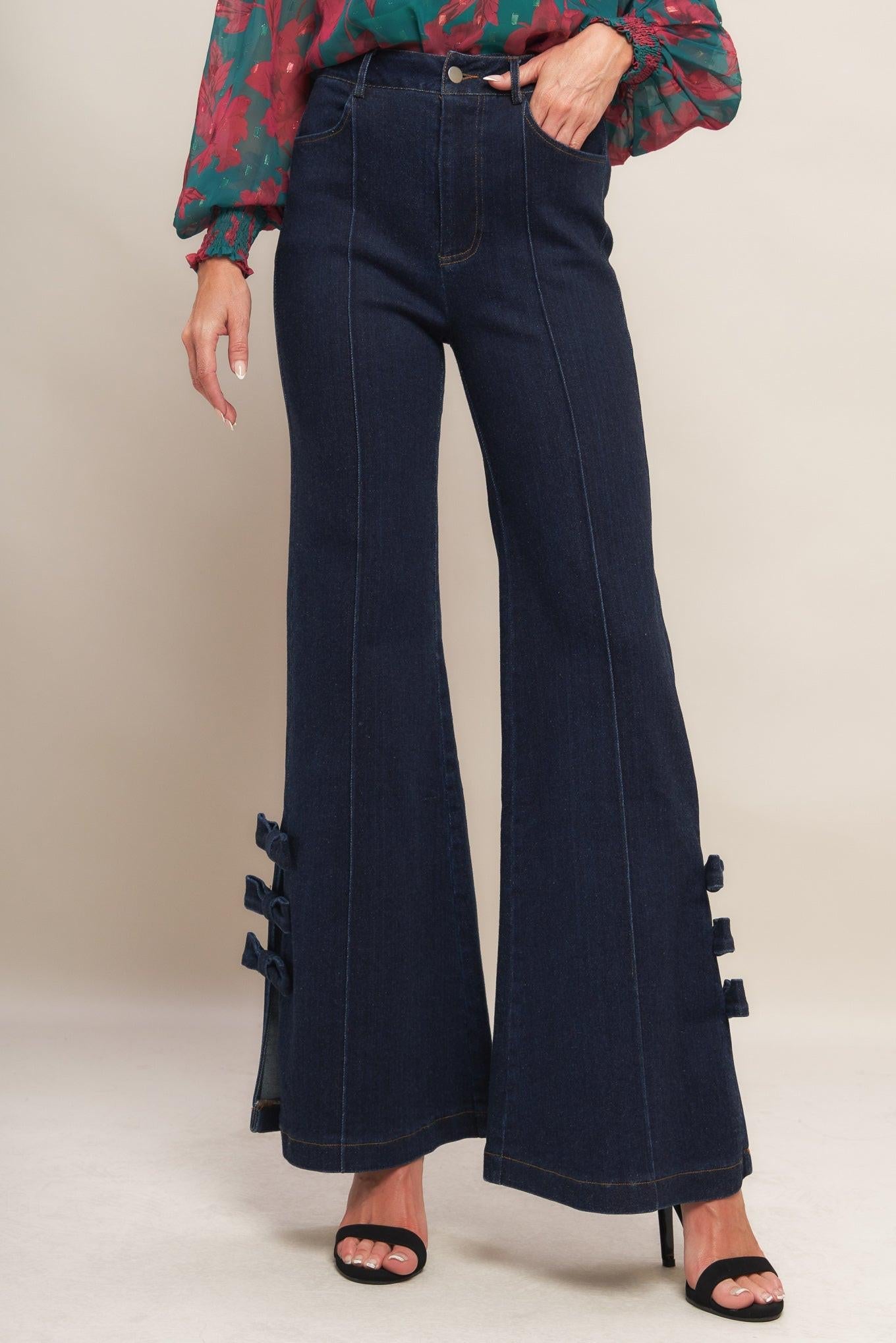 VINTAGE ICON DARK INDIGO DENIM PANTS Flying Tomato