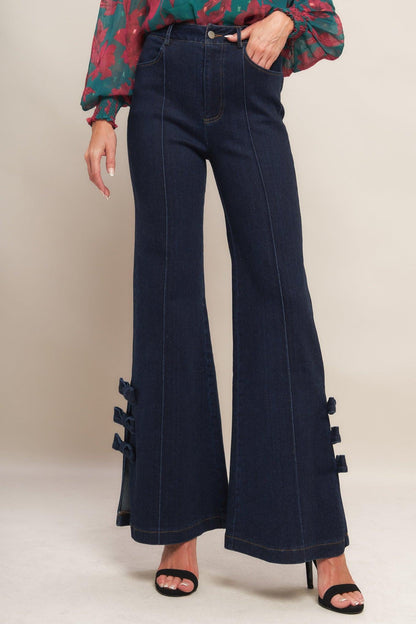 VINTAGE ICON DARK INDIGO DENIM PANTS Flying Tomato