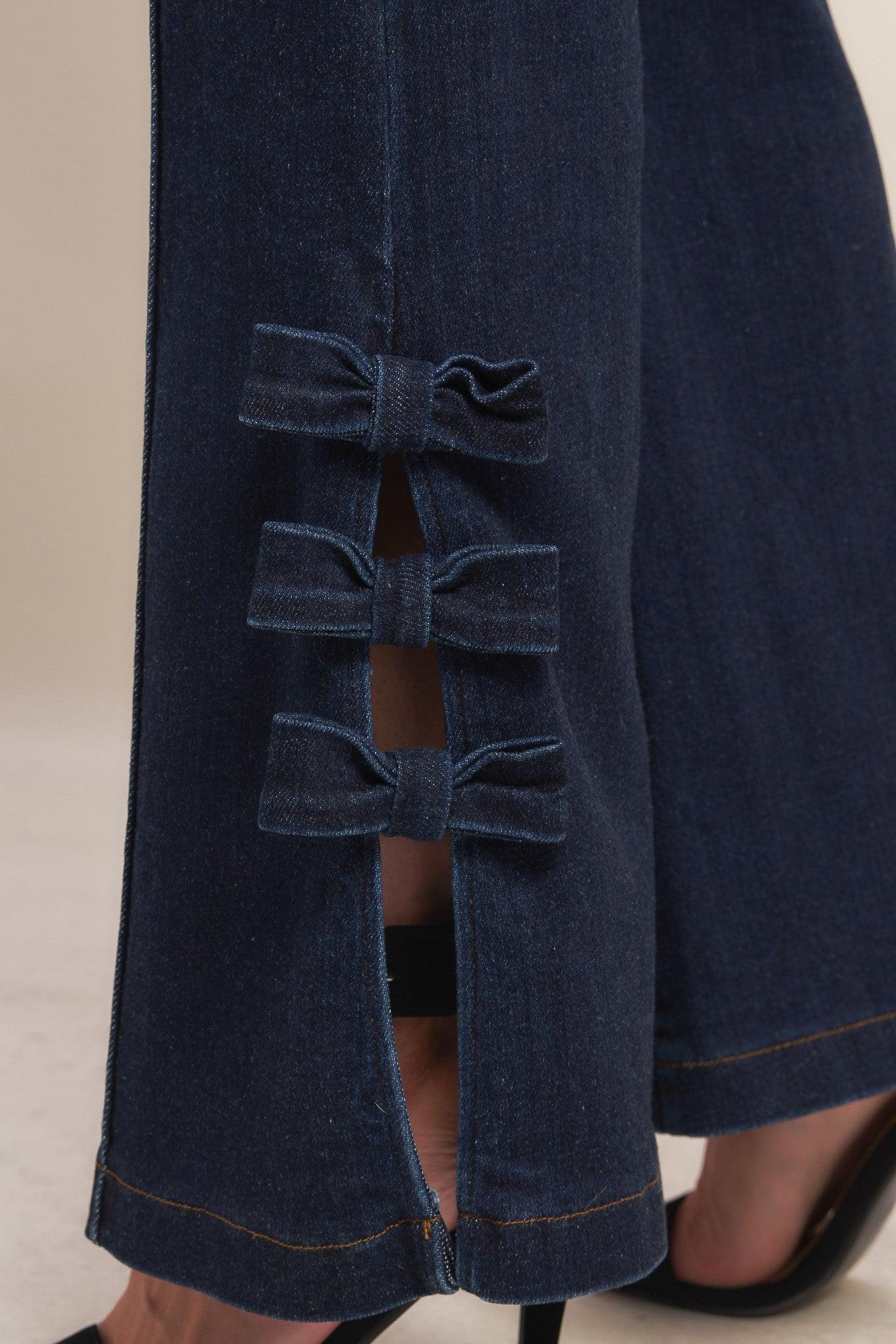 VINTAGE ICON DARK INDIGO DENIM PANTS Flying Tomato