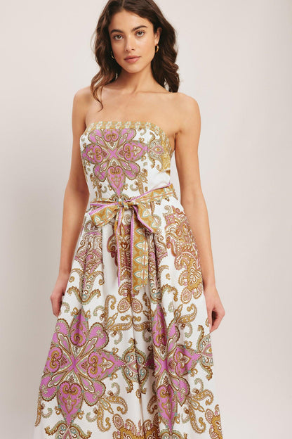 MEDITERRANEAN DREAM WOVEN JUMPSUIT Flying Tomato