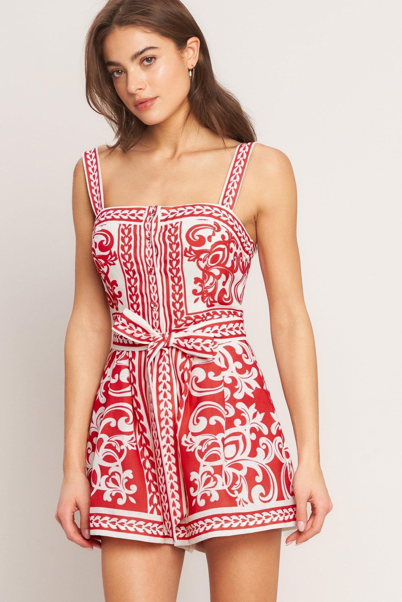 EURO SUMMER WOVEN ROMPER Flying Tomato