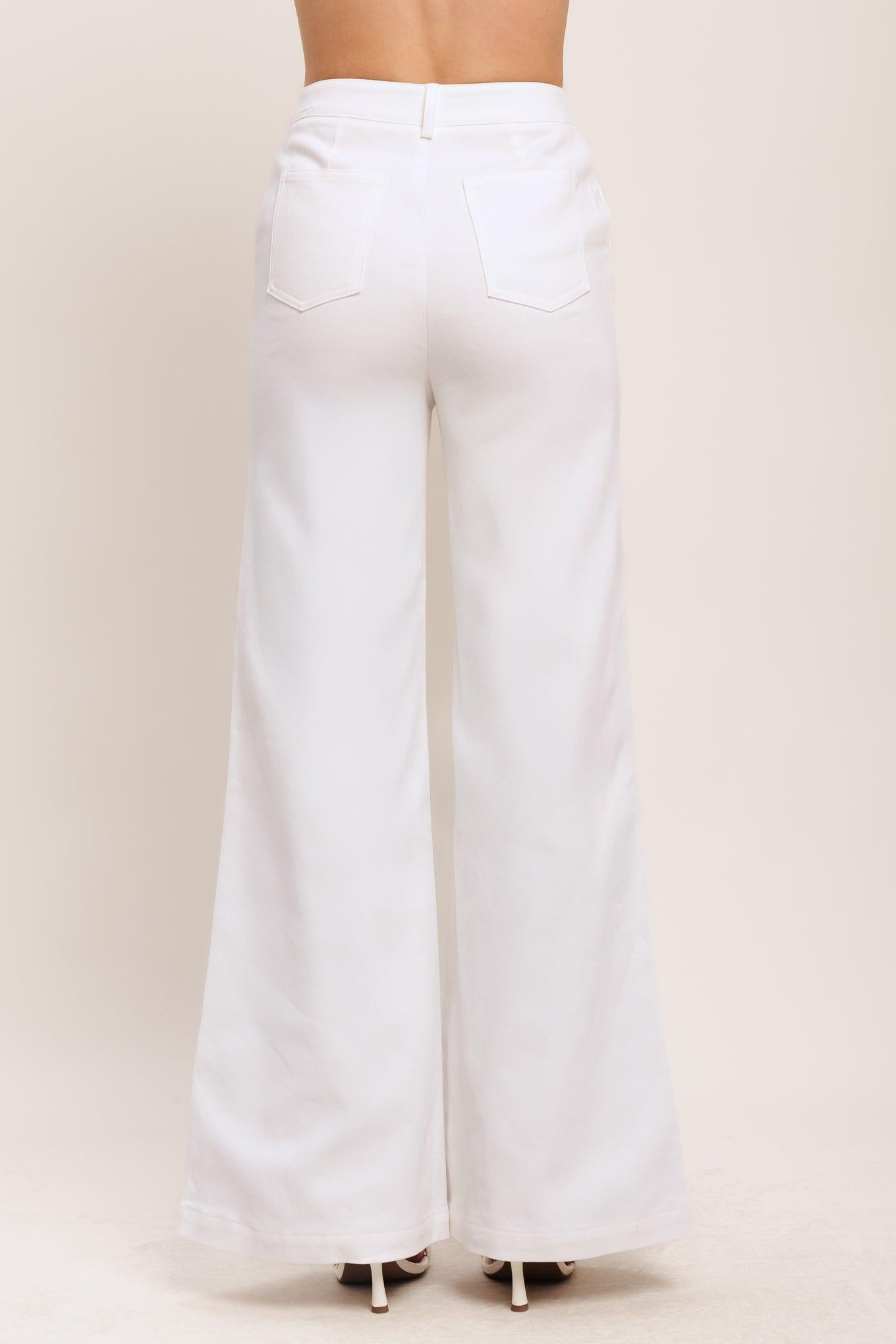 OPEN ROAD WHITE WOVEN PANTS Flying Tomato