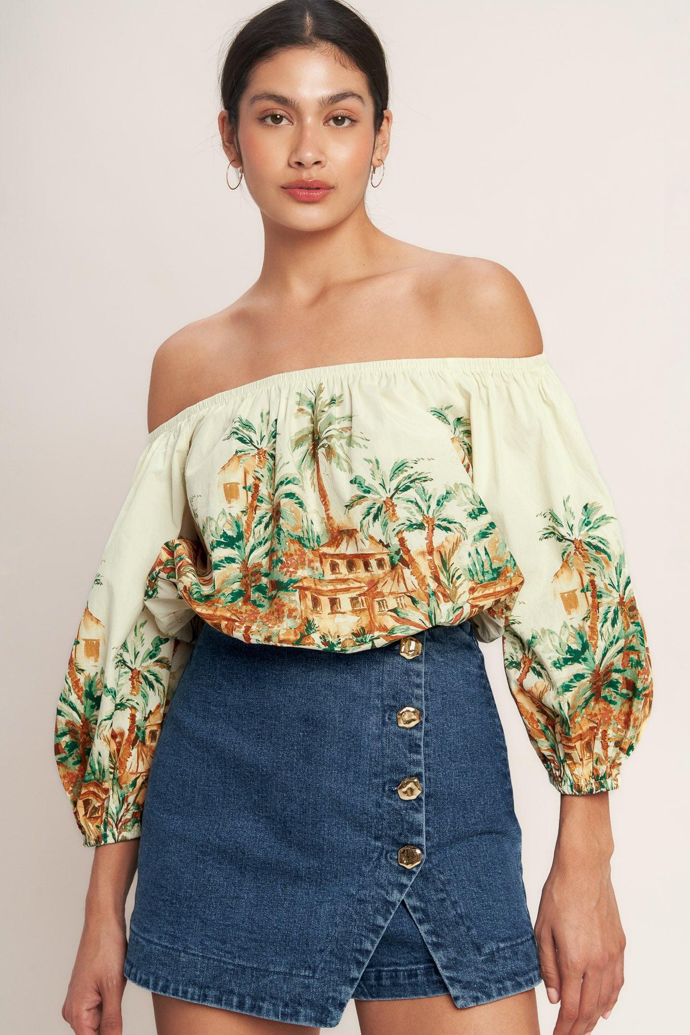 NO SECOND THOUGHT DENIM SKIRT Flying Tomato