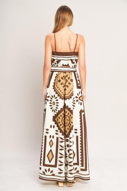 EARTHY ELEGANCE BOHO WOVEN JUMPSUIT Flying Tomato