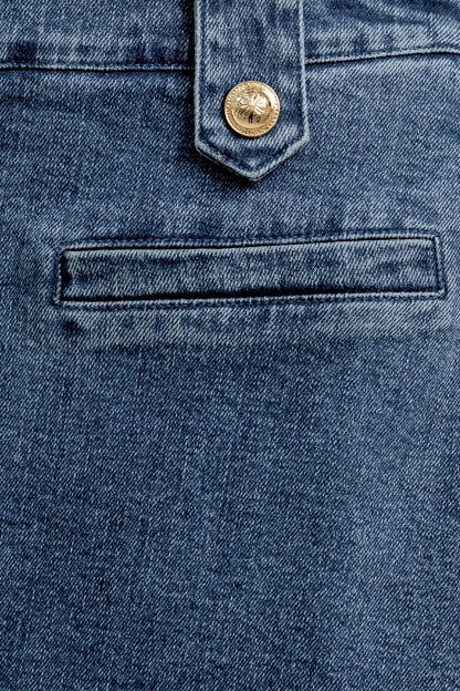 HEART EYES DENIM SKORT Flying Tomato