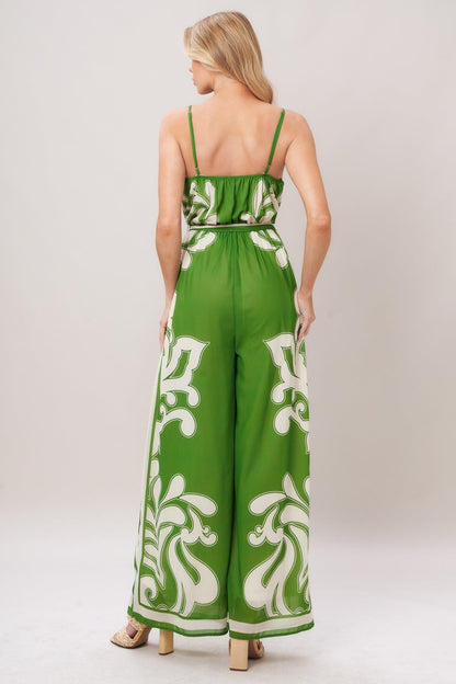 PALAZZO MUSE WOVEN JUMPSUIT Flying Tomato