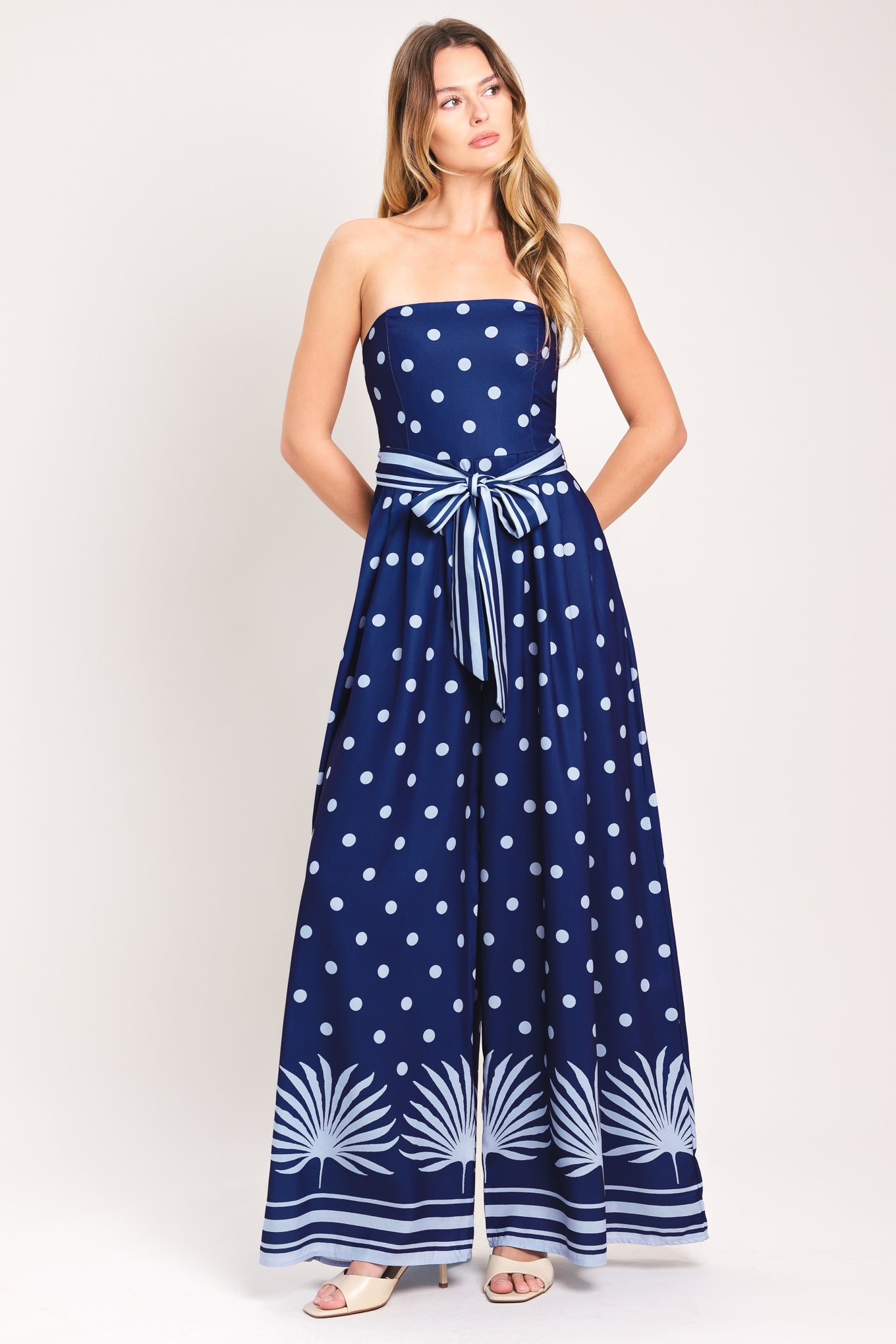 COASTAL SWAY WOVEN JUMPSUIT Flying Tomato