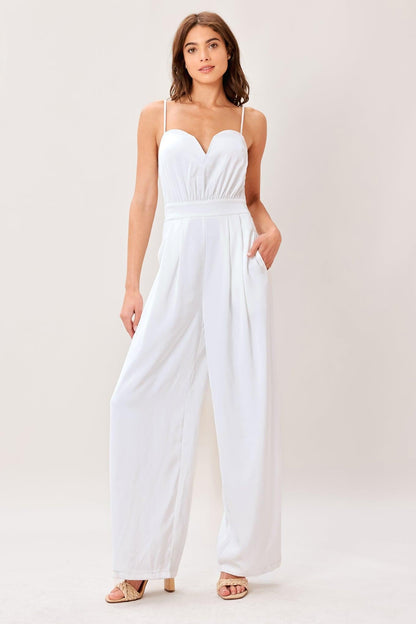 MODERN EASE WOVEN JUMPSUIT Flying Tomato