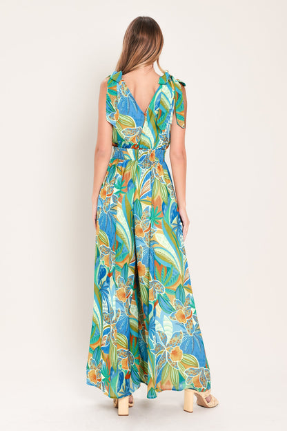 SUNSET ISLAND WOVEN JUMPSUIT Flying Tomato