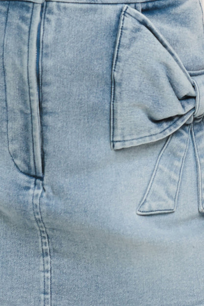 CUTE MOMENT DENIM SKORT Flying Tomato