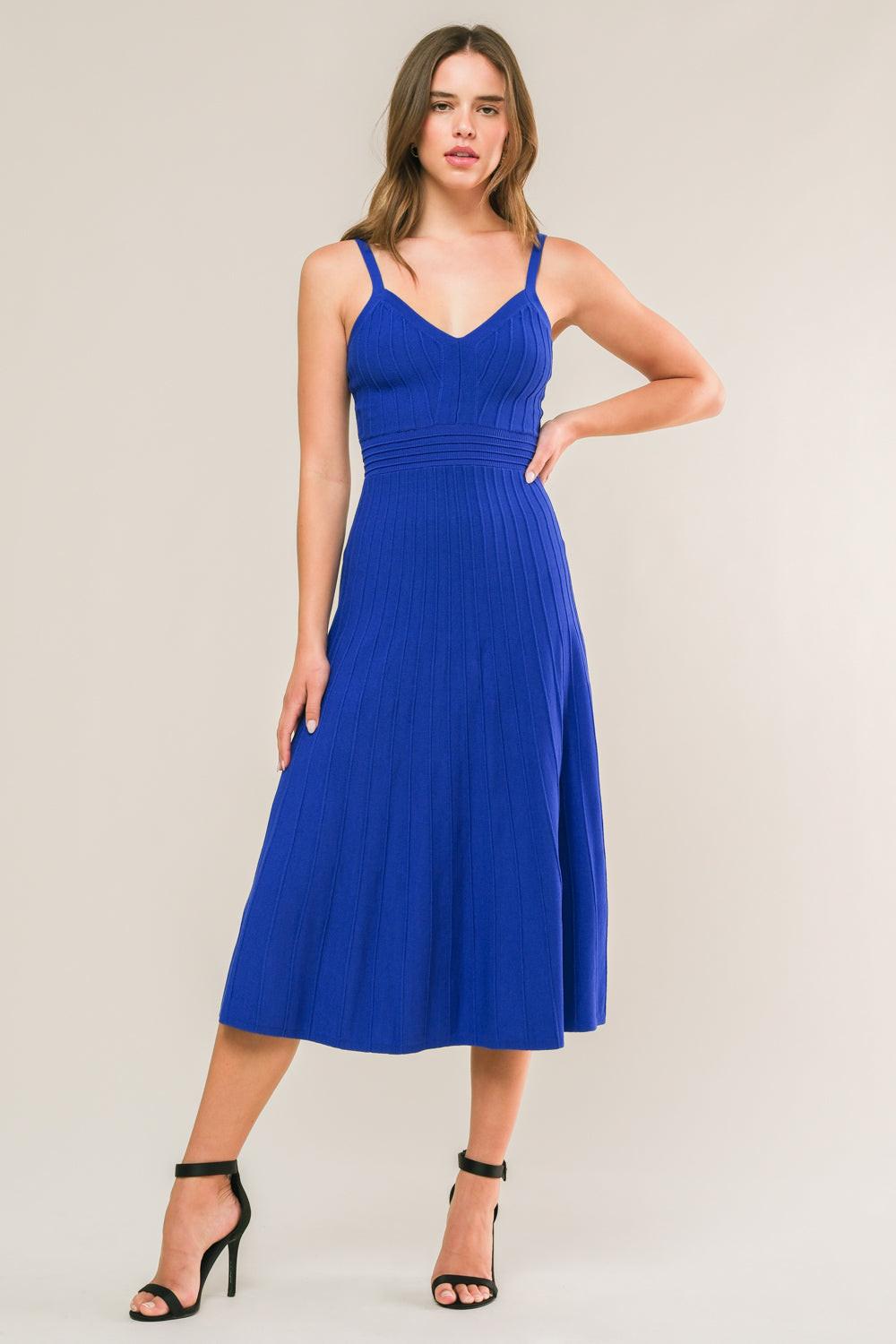 BREEZY WALKS KNIT MIDI DRESS Flying Tomato