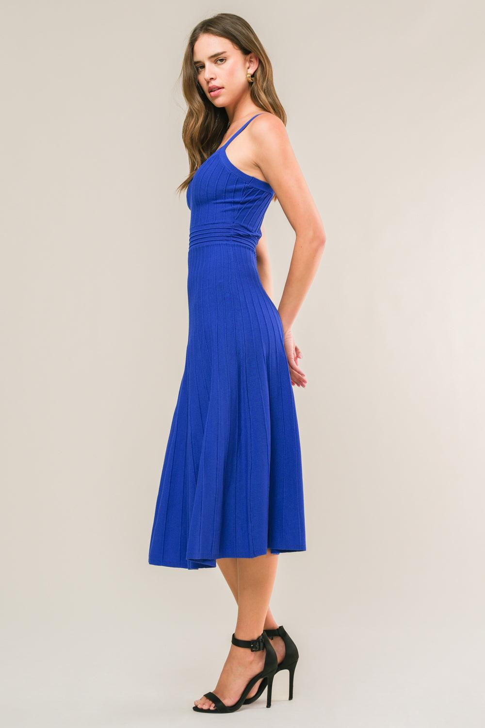 BREEZY WALKS KNIT MIDI DRESS Flying Tomato