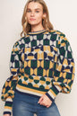 CHEER YOU ON JACQUARD SWEATER TOP Flying Tomato
