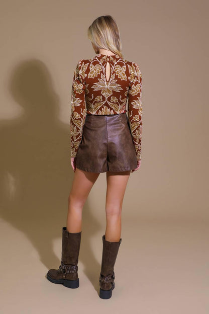 WARM AFTERNOONS JACQUARD SWEATER TOP Flying Tomato