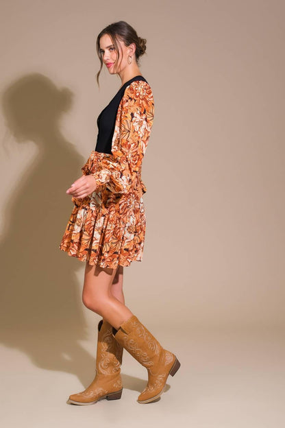 FLIRTY DREAMER SWEATER MINI DRESS Flying Tomato