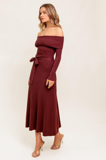 ALL A FANTASY SWEATER MIDI DRESS Flying Tomato