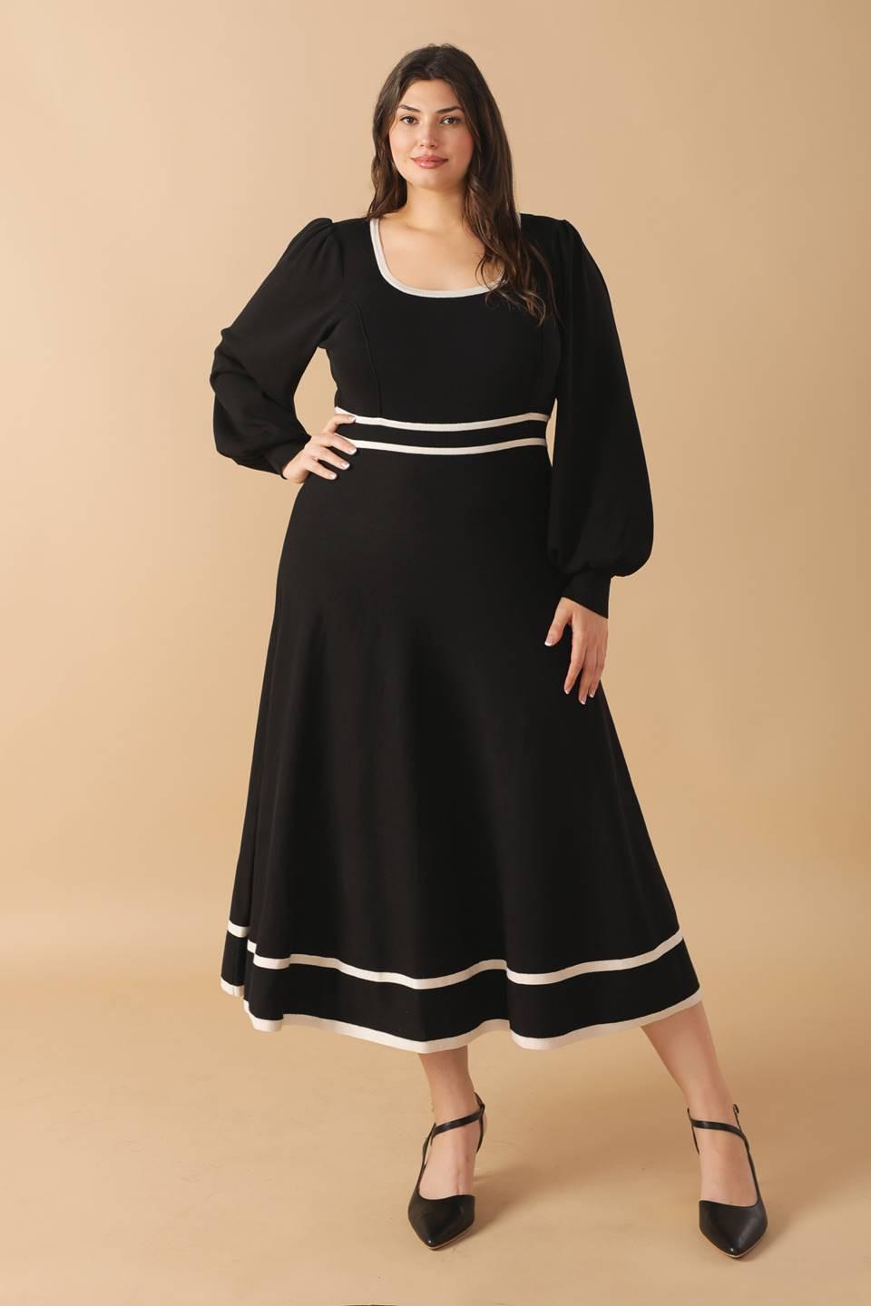 CAUGHT UP SWEATER MIDI DRESS Flying Tomato