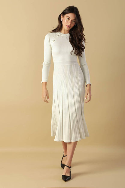 HIGH STANDARDS SWEATER MIDI DRESS Flying Tomato