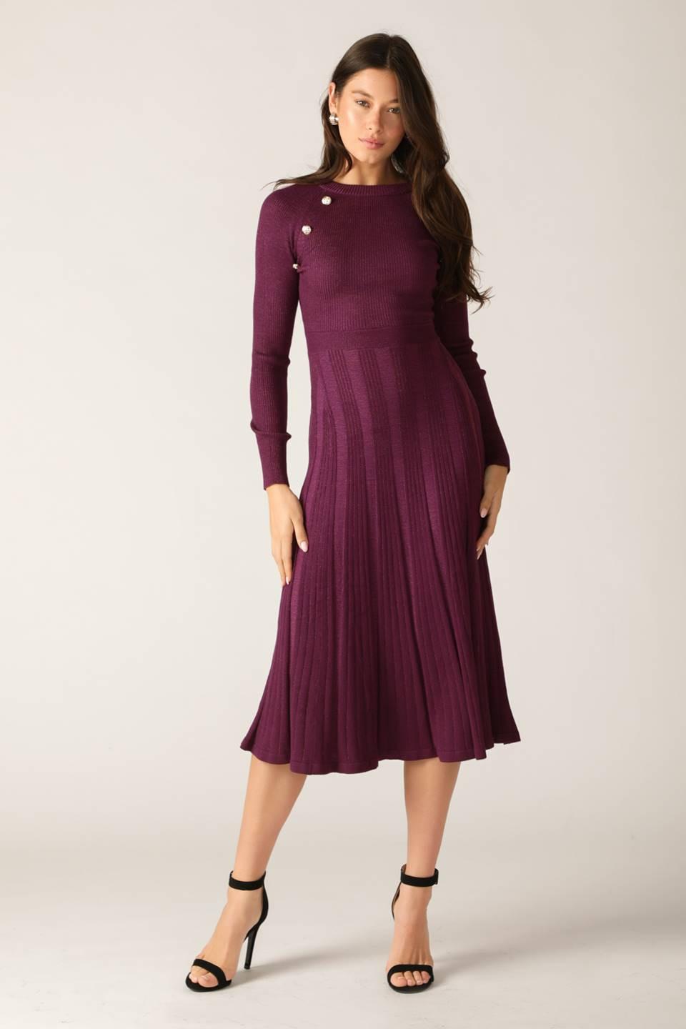 HIGH STANDARDS SWEATER MIDI DRESS Flying Tomato