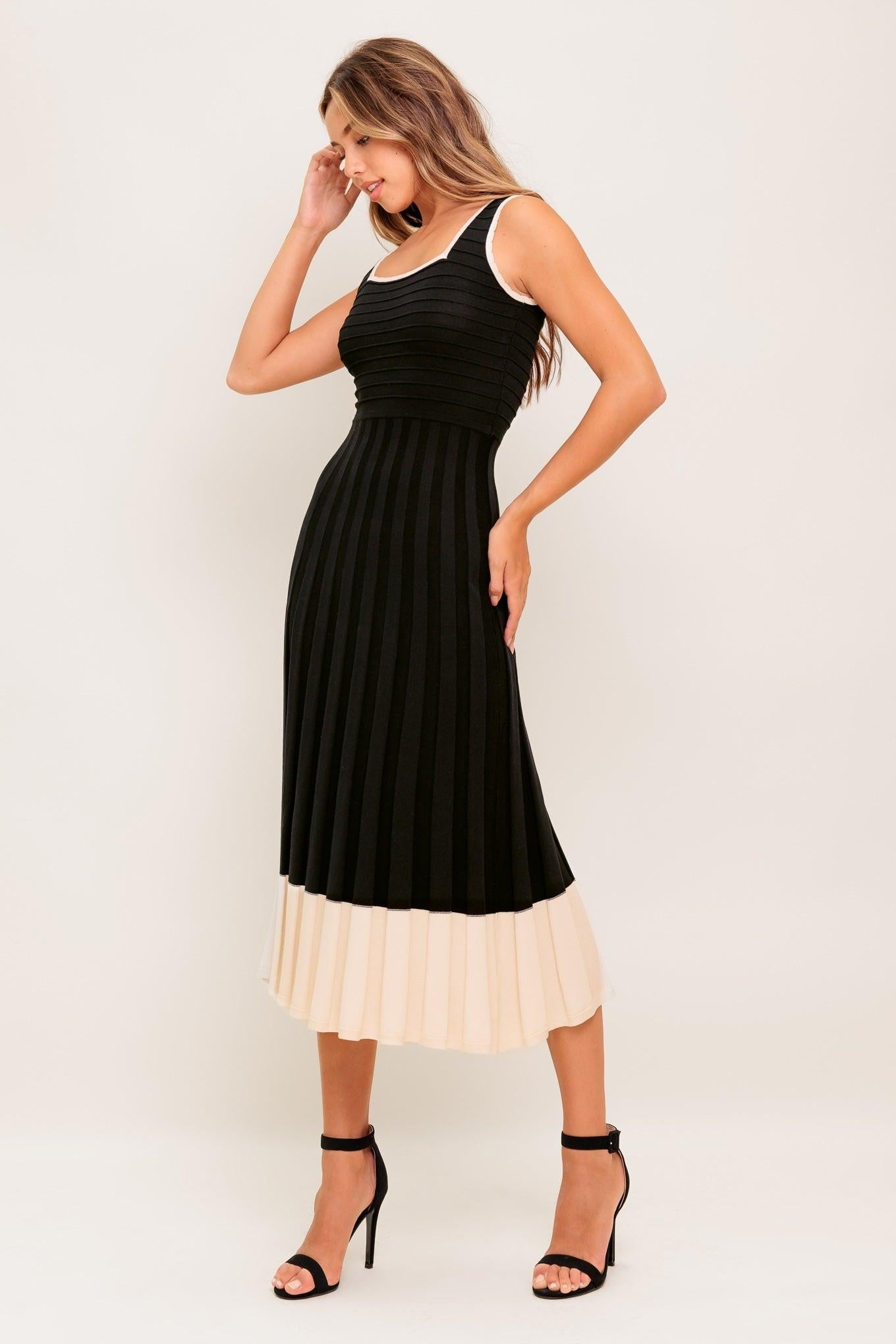 MODERN MUSE KNIT MIDI DRESS Flying Tomato