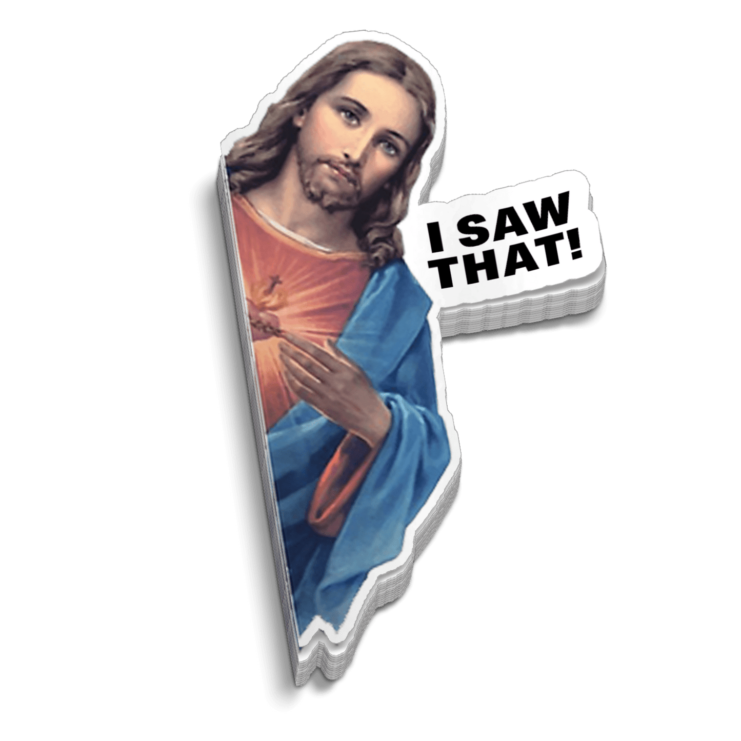 I Saw That 6 Inch Decal Armed American Supply