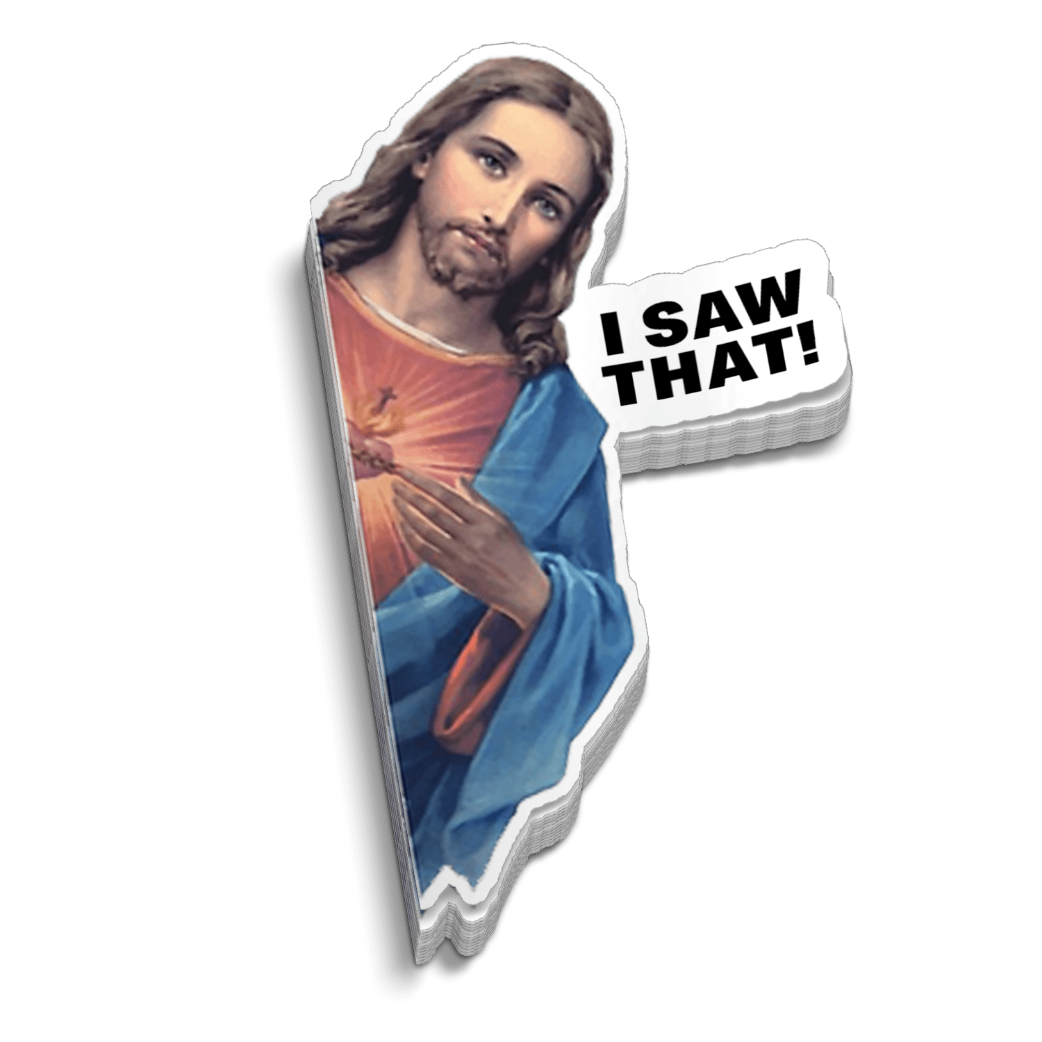 I Saw That 6 Inch Decal Armed American Supply
