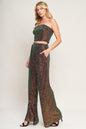 CHARMING COMPOSURE SEQUIN TOP AND BOTTOM SET Flying Tomato