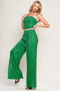 CHARMING COMPOSURE SEQUIN TOP AND BOTTOM SET Flying Tomato